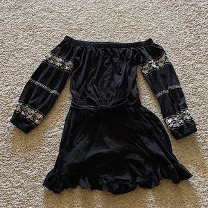 cute off the shoulder romper